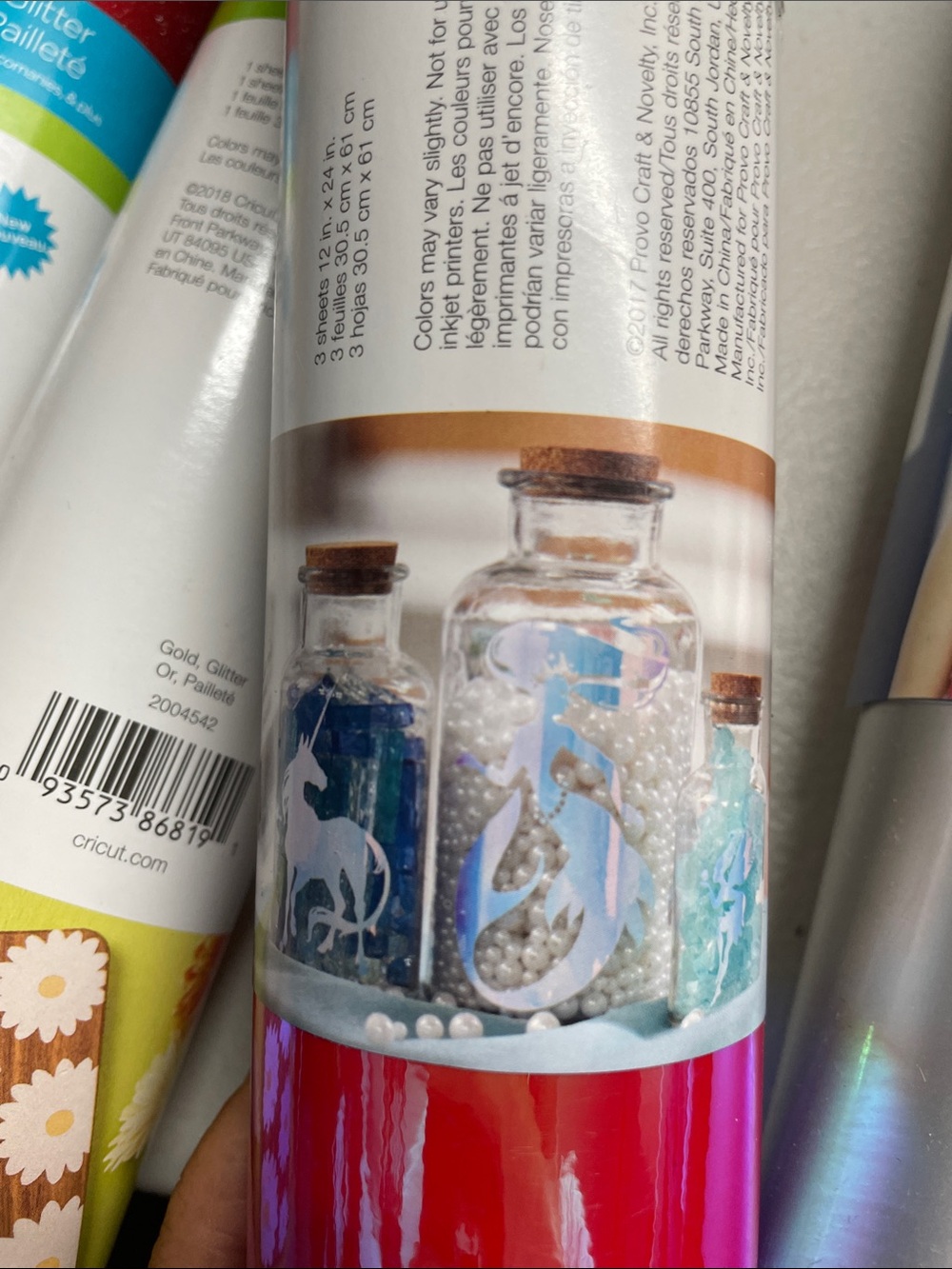 Cricut (4) The Paper Studio (4)
crafting vinyls rolls Holographic, glitter - Picture 11 of 12